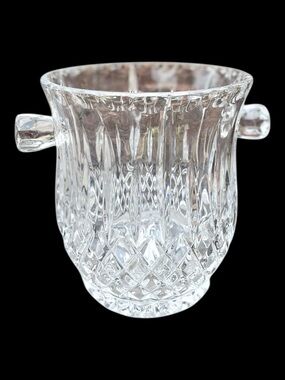 Gorham King Edward Crystal Ice Bucket Vintage Lead Crystal